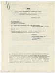 Moe Howard Signed Agreement From January 1963 for The Three Stooges to Appear on ''The Ed Sullivan Show'' -- Also Initialed Several Times by Moe -- 6pp. Measures 8.5'' x 11'', Plus Rider -- Very Good